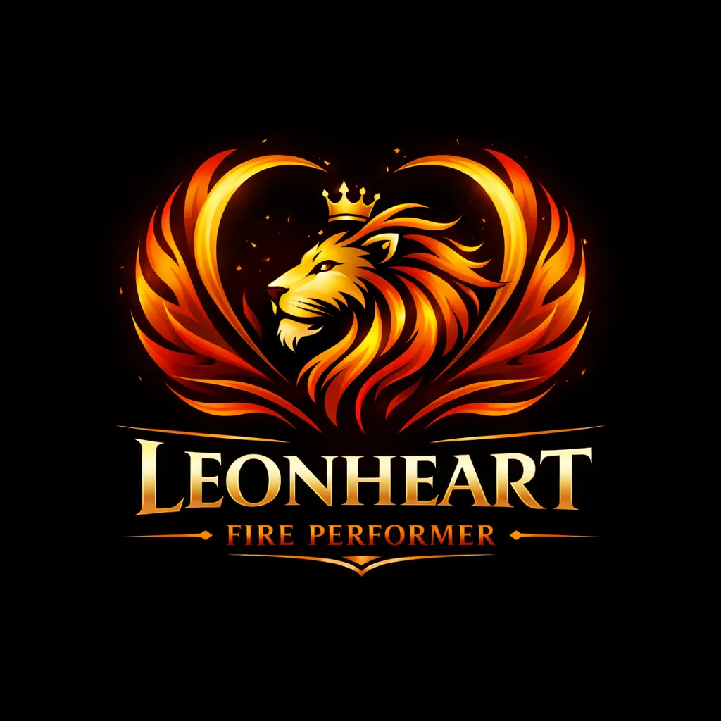 Leonheart fire show logo